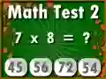 Lojë Testi i Math 2 në internet