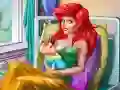 Lojë Princezha mermaid: Lindja e Mamit në internet