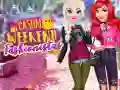 Lojë Fashionistat e fundjavës casual në internet Lojë Fashionistat e fundjavës casual në internet
