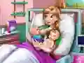 Lojë Lindja e binjakeve të princeshës së akullit në internet Lojë Lindja e binjakeve të princeshës së akullit në internet