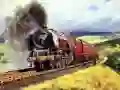 Lojë Puzzle Udhëtime me Tren në internet