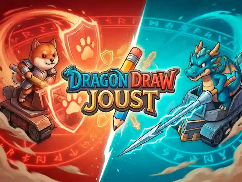 Lojë Dragon Draw Joust në internet
