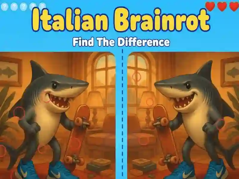 Lojë Italian Brainrot: Gjeni Diferencën në internet Lojë Italian Brainrot: Gjeni Diferencën në internet