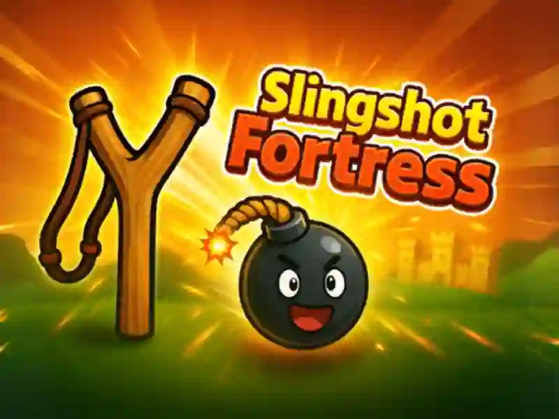 Lojë Slingshot Fortress në internet