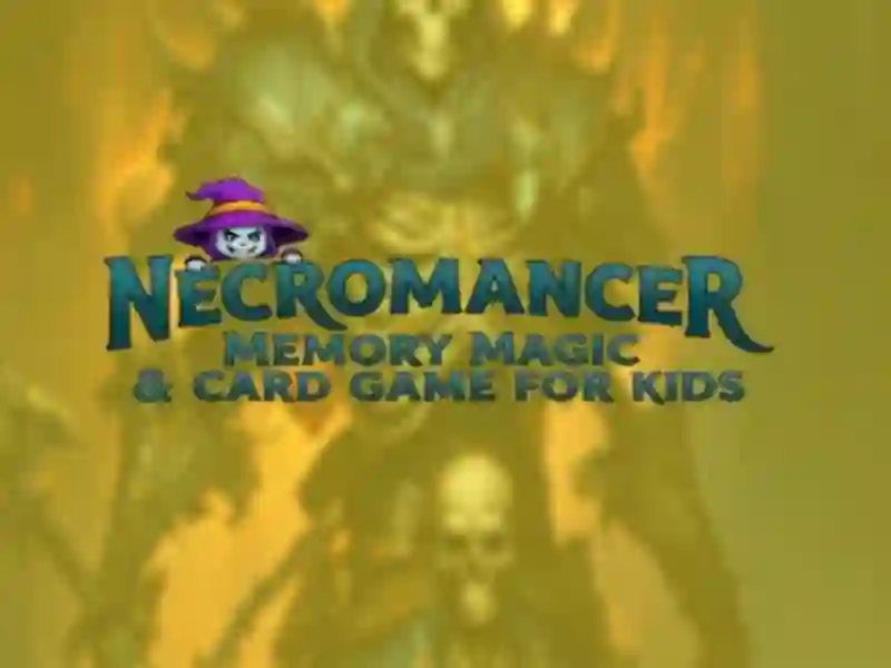 Lojë Lojë "Necromancer Memory Magic & Card" për fëmijë në internet