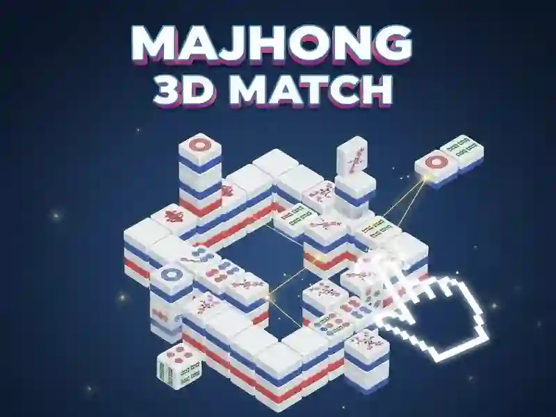 Lojë Ndeshje 3D Mahjong në internet Lojë Ndeshje 3D Mahjong në internet
