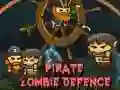 Lojë Mbrojtja e Zombive Piratë në internet Lojë Mbrojtja e Zombive Piratë në internet