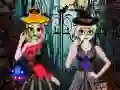 Lojë Fustana të Halloween për motrat në internet Lojë Fustana të Halloween për motrat në internet