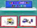 Lojë Ngjyrosja e Kamionëve Lego në internet Lojë Ngjyrosja e Kamionëve Lego në internet