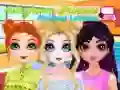 Lojë Mësimi për grimin për princeshat që qëndrojnë në shtëpi në internet Lojë Mësimi për grimin për princeshat që qëndrojnë në shtëpi në internet
