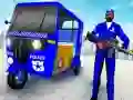 Lojë Taksi Auto Rikshaw i Policisë në internet Lojë Taksi Auto Rikshaw i Policisë në internet