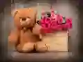 Lojë Puzzle me teddy bears të ëmbël në internet