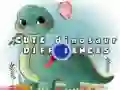Lojë Dinozaurët e Bukur: Diferencat në internet Lojë Dinozaurët e Bukur: Diferencat në internet