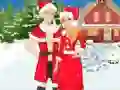 Lojë Krismasi Barbie dhe Ken në internet