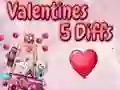 Lojë Shën Valentini 5 Dallime në internet Lojë Shën Valentini 5 Dallime në internet