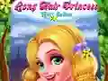 Lojë Saloni i Flokëve të Princeshës me Flokë të Gjatë në internet