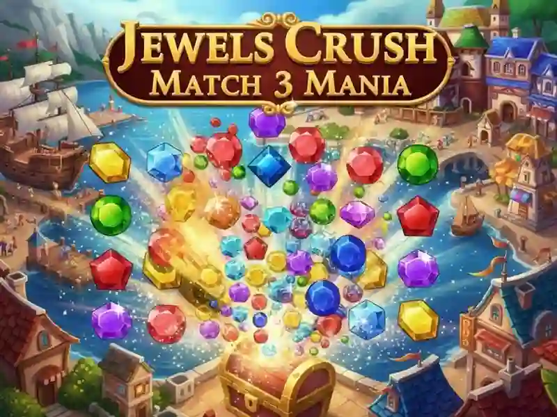 Lojë Jewels Crush Match 3 Mania në internet