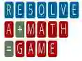Lojë Zgjidhni një lojë matematikore në internet