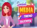 Lojë Veshje sipas trendeve të mediave sociale në internet