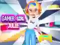 Lojë Gamer Vajza Julie në internet
