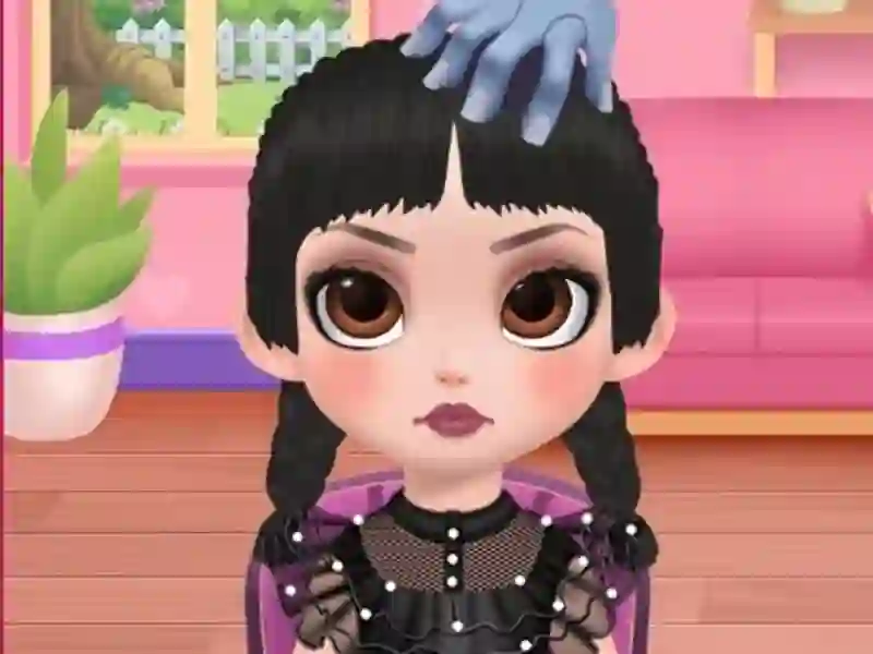 Lojë Sallon flokësh dhe vishje vajzë në internet