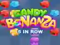 Lojë Candy Bonanza: 5 në Rresht në internet