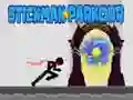Lojë Parkour Stickman në internet Lojë Parkour Stickman në internet