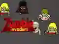 Lojë Pushtuesit zombie në internet Lojë Pushtuesit zombie në internet