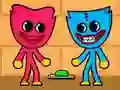 Lojë Kissy Missy dhe Huggy Wuggy në internet
