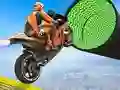 Lojë Drejtimi i stuntëve në motocikletë në internet Lojë Drejtimi i stuntëve në motocikletë në internet