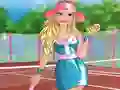 Lojë Fustani i Tenisit Barbie në internet