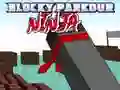 Lojë Ninja Parkour Blok në internet