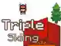 Lojë Skijim Trikad 2D në internet