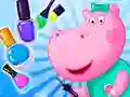 Lojë Saloni i Manikyr Hippo në internet Lojë Saloni i Manikyr Hippo në internet