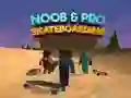 Lojë Noob dhe Pro Skateboarding në internet