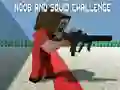 Lojë Sfida e Noobave dhe Squid në internet