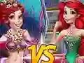 Lojë Princesha Ariel përballë sirenës në internet