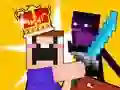 Lojë Noob vs Pro Mbrojtja e Kalasë në internet