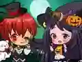 Lojë Çifti Chibi i Halloween në internet Lojë Çifti Chibi i Halloween në internet