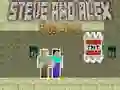 Lojë Steve dhe Alex: Fundi i Botës në internet Lojë Steve dhe Alex: Fundi i Botës në internet