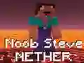 Lojë Noob Steve Nether në internet Lojë Noob Steve Nether në internet