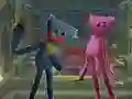 Lojë Huggy Shpëtim Parkour në internet