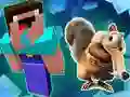 Lojë Noob Parkour: Epoka e Dëborës në internet Lojë Noob Parkour: Epoka e Dëborës në internet