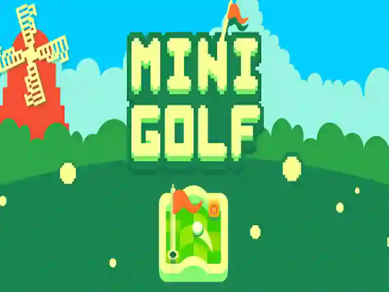 Lojë Pixel mini golf në internet