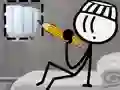 Lojë Dop Stickman Ikë nga Burgu në internet