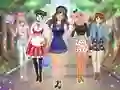 Lojë Veshje Anime në Shkollë të Lartë në internet