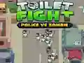 Lojë Lufta në tualet: Policia kundër zombit në internet