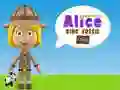 Lojë Bota e Alice: Fosili i Dino në internet Lojë Bota e Alice: Fosili i Dino në internet