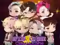 Lojë BTS Chibi Klau Makina në internet