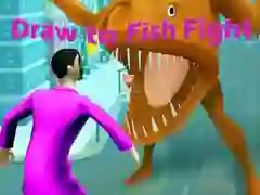 Lojë Pikturo për të luftuar me peshq në internet